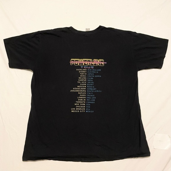 Powerline Stand Out World Tour 94 Tee Shirt Size 3XL Tshirt - Picture 15 of 16